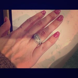 Kay jewelers diamond engagement ring and bands